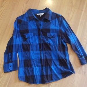 Blue Plaid shirt